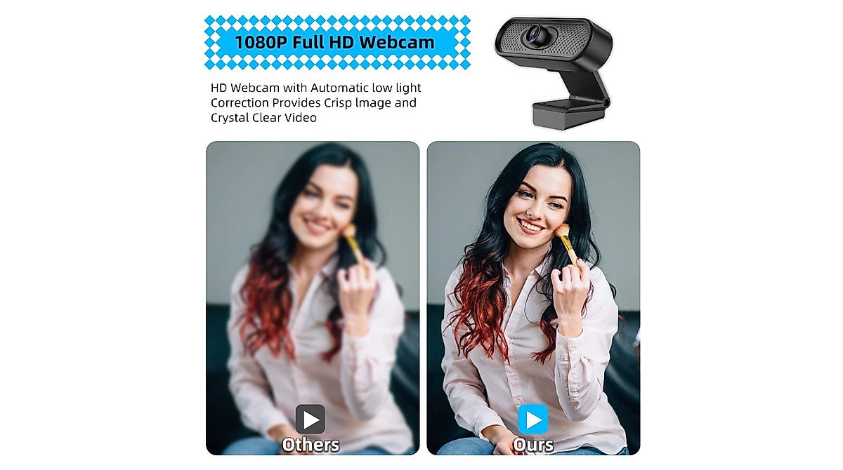 COOLSHARK 1080P HD Webcam with Microphone - Perfect for Streaming ...