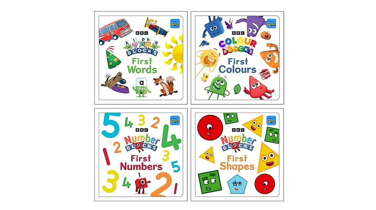 Numberblocks & Alphablocks First Collection - 4 Kids Learning Books