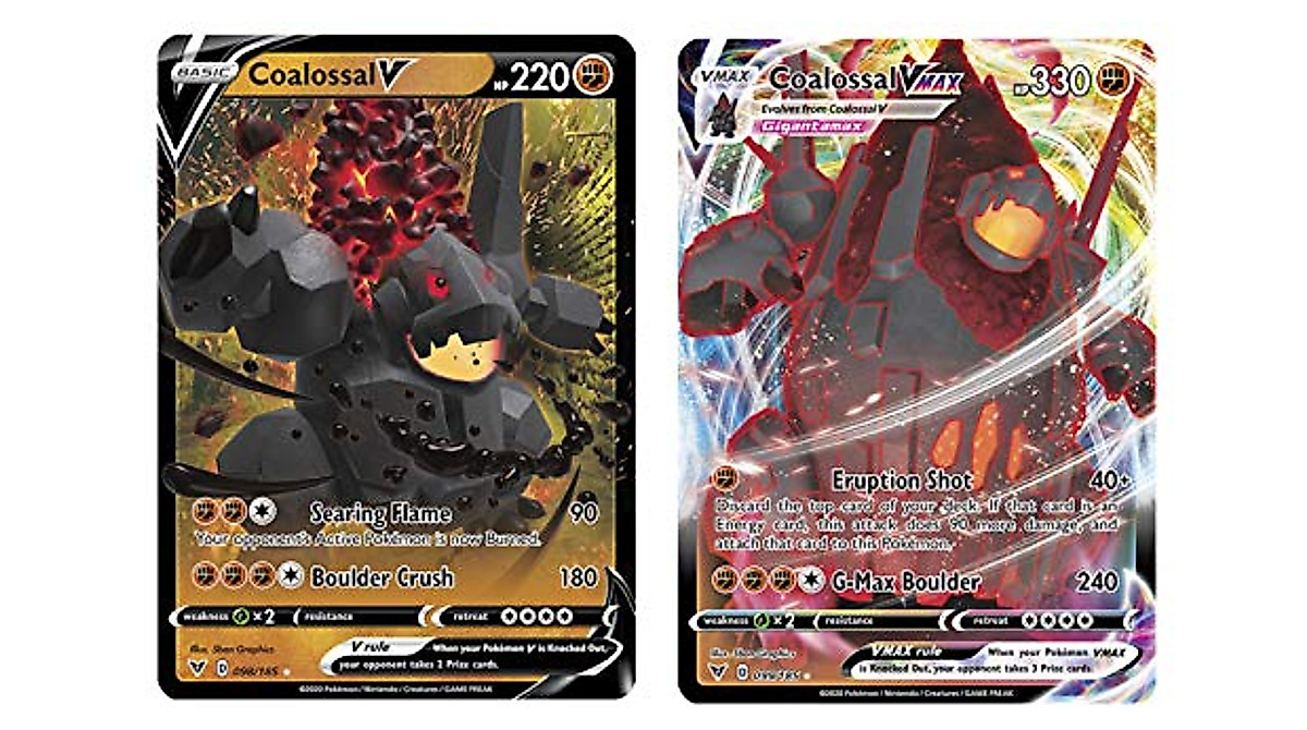 Coalossal VMAX Card Set - Ultra Rare Pokémon Cards