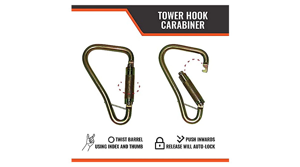 Malta Dynamics High Strength Carabiner for Fall Protection