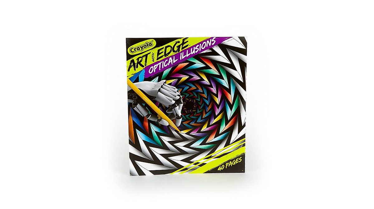 Explore Crayola Art With Edge Optical Illusions Pages