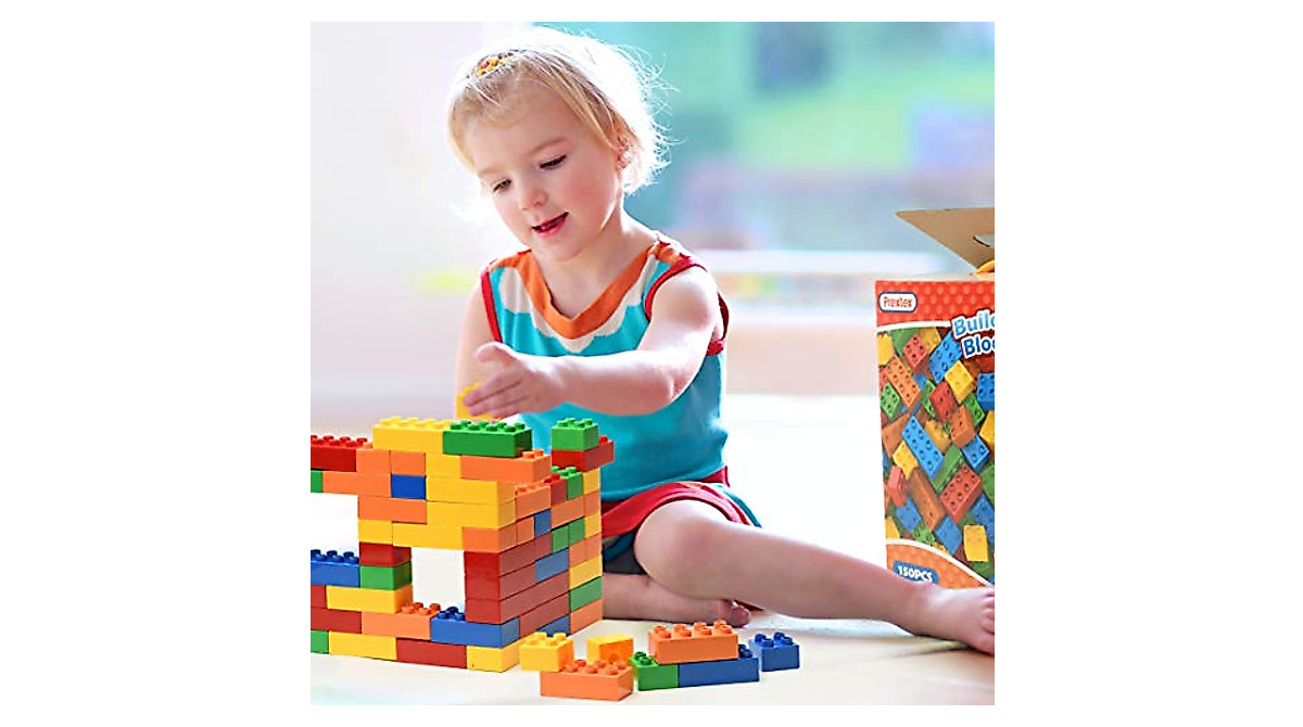 PREXTEX Building Blocks for Toddlers - 100 Mega Blocks