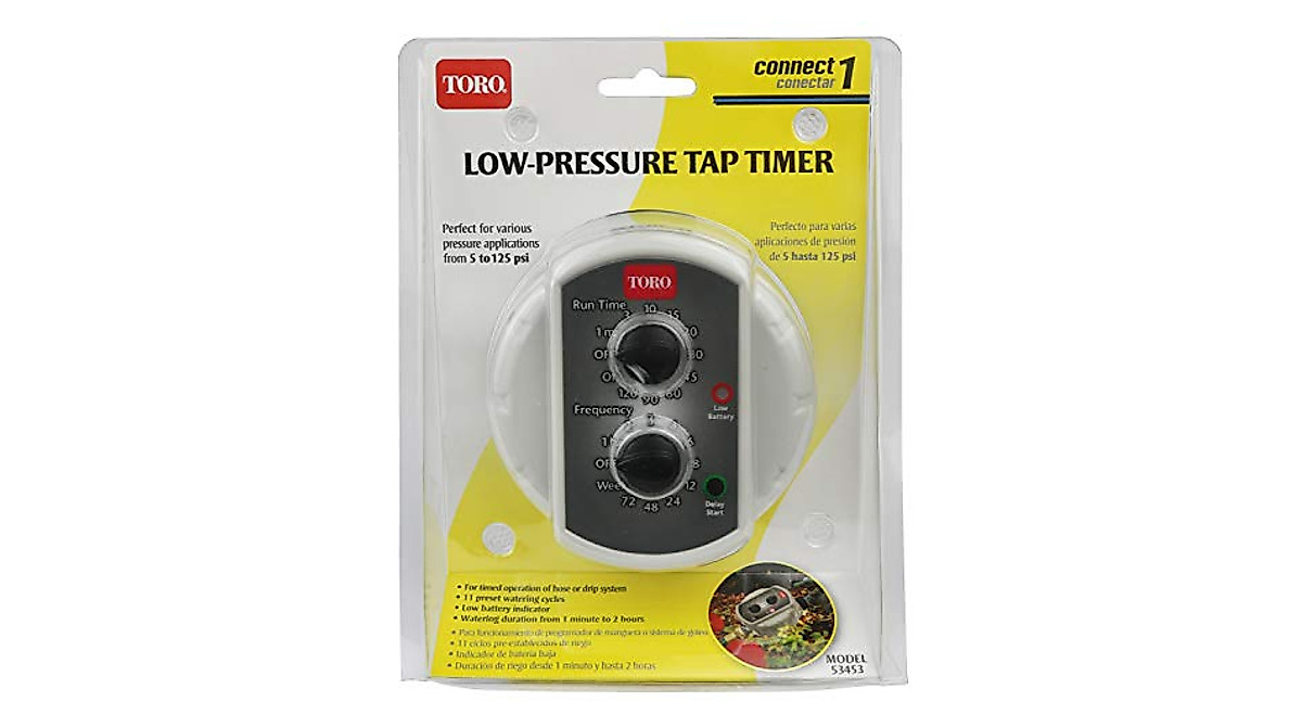 Toro Low-Pressure Tap Timer - Automate Garden Watering Efficiently