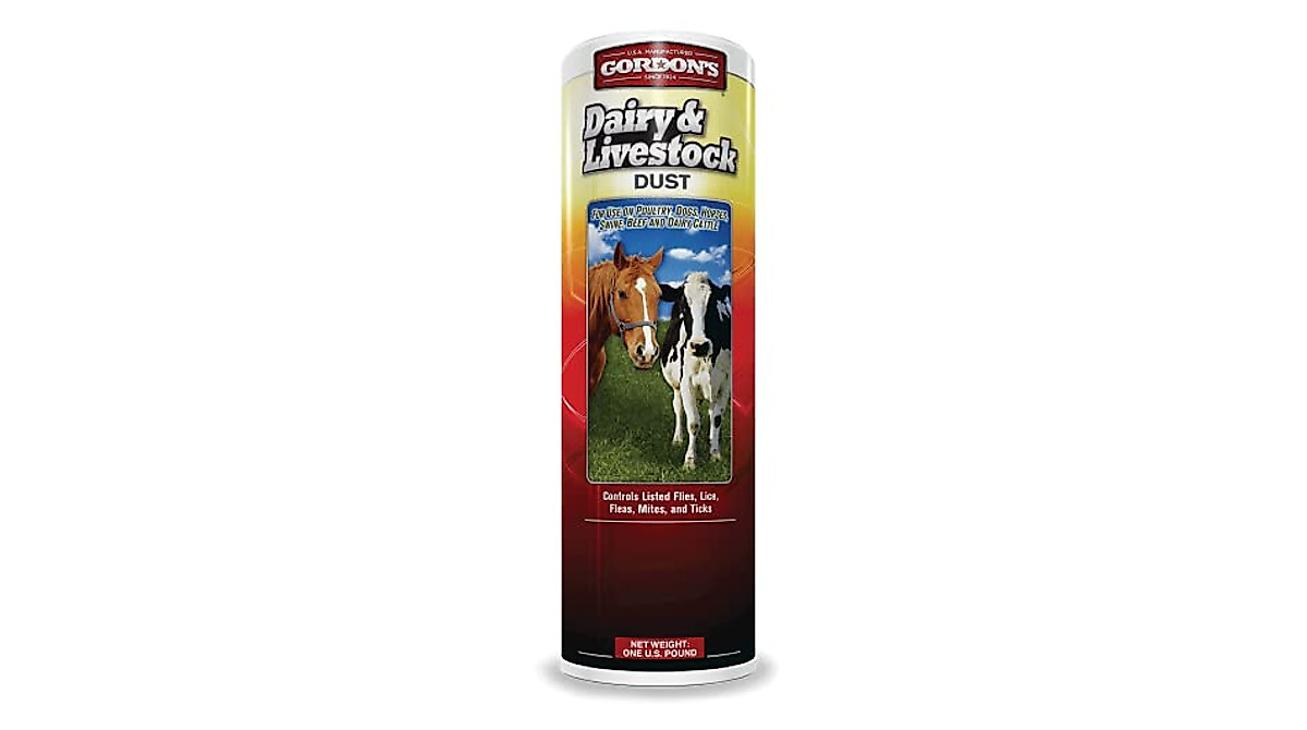 GORDON'S Dairy & Livestock Insecticide Dust – 1lb