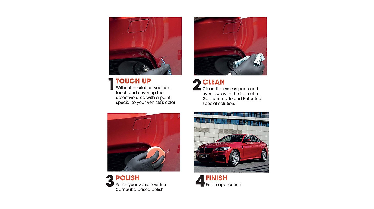 Color N Drive BMW P53 Frozen Red Met Matt Touch Up Paint Kit