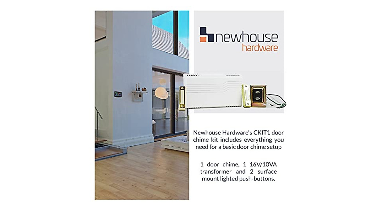 Newhouse Hardware CKIT1 Two Note Electric Door Bell Chime Kit