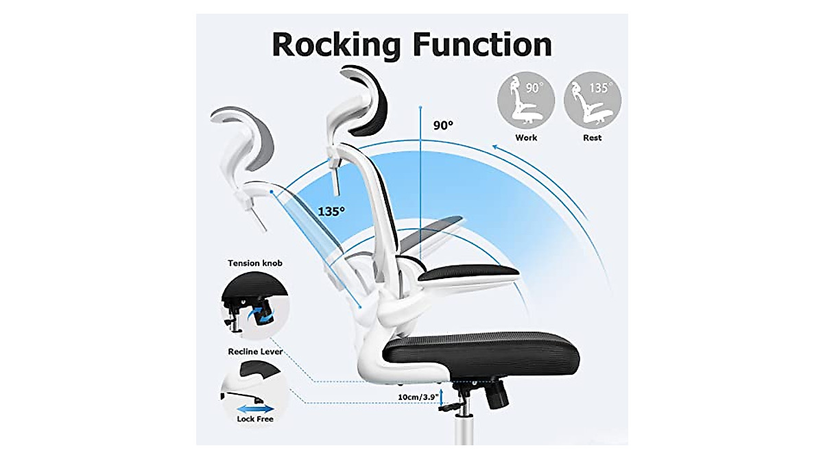 Razzor Ergonomic Office Chair with Lumbar Support