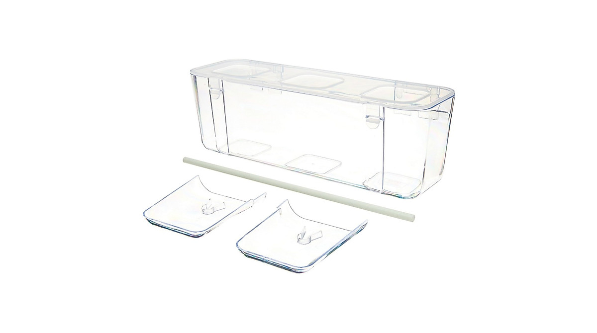 Deflecto Clear Ribbon Dispenser for Tangle-Free Craft Organization