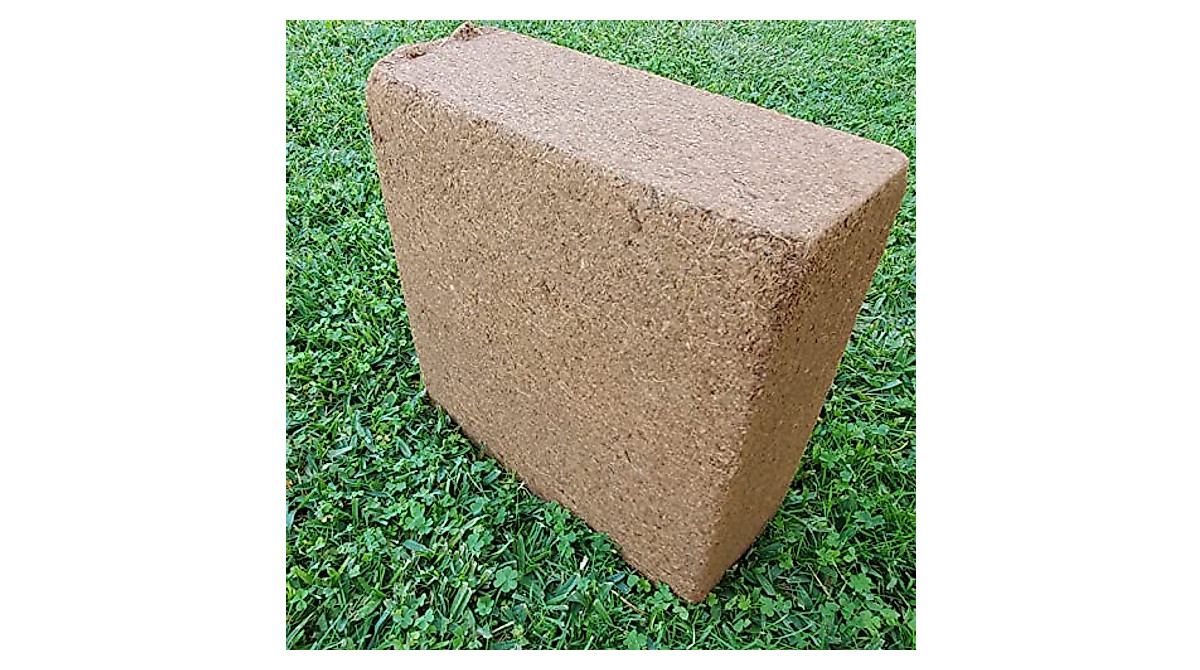 Coco Coir Mega Brick - Organic 11 lb Compressed Soil