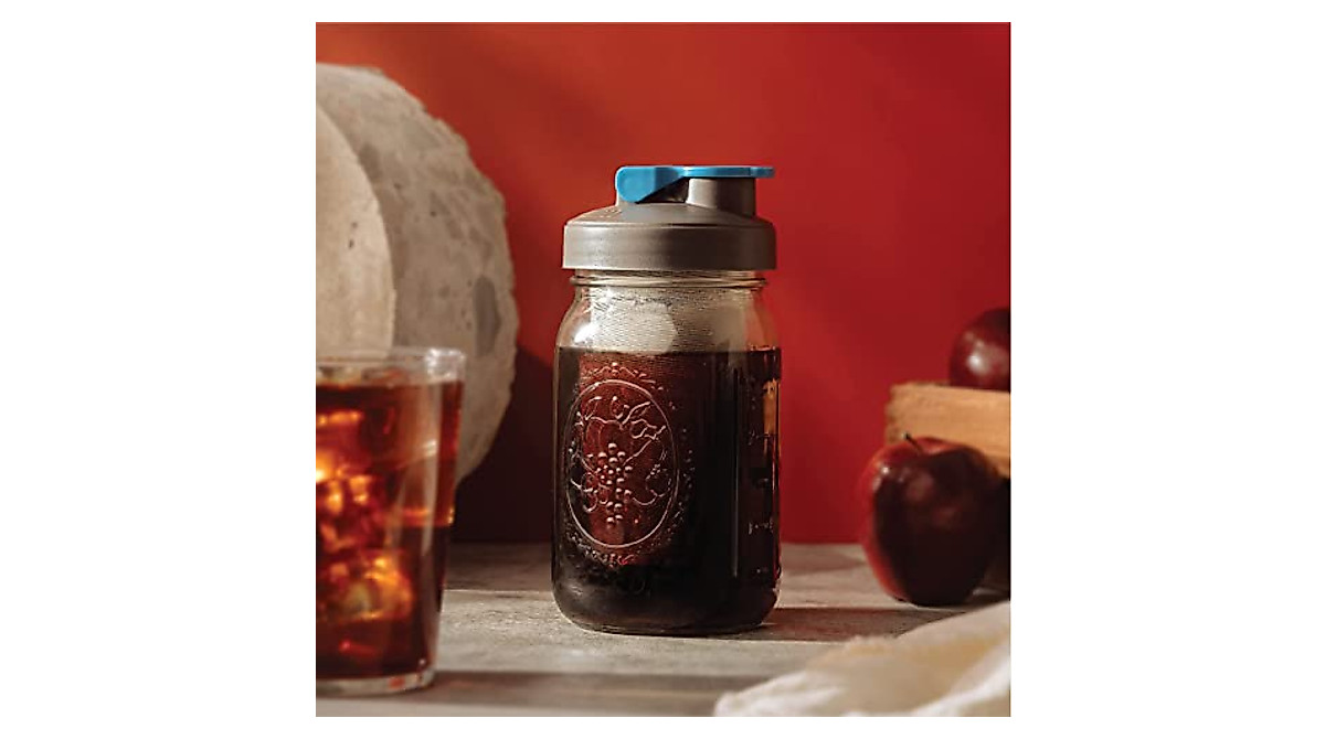 County Line Kitchen 64oz Cold Brew Mason Jar - Durable & Leak-Free