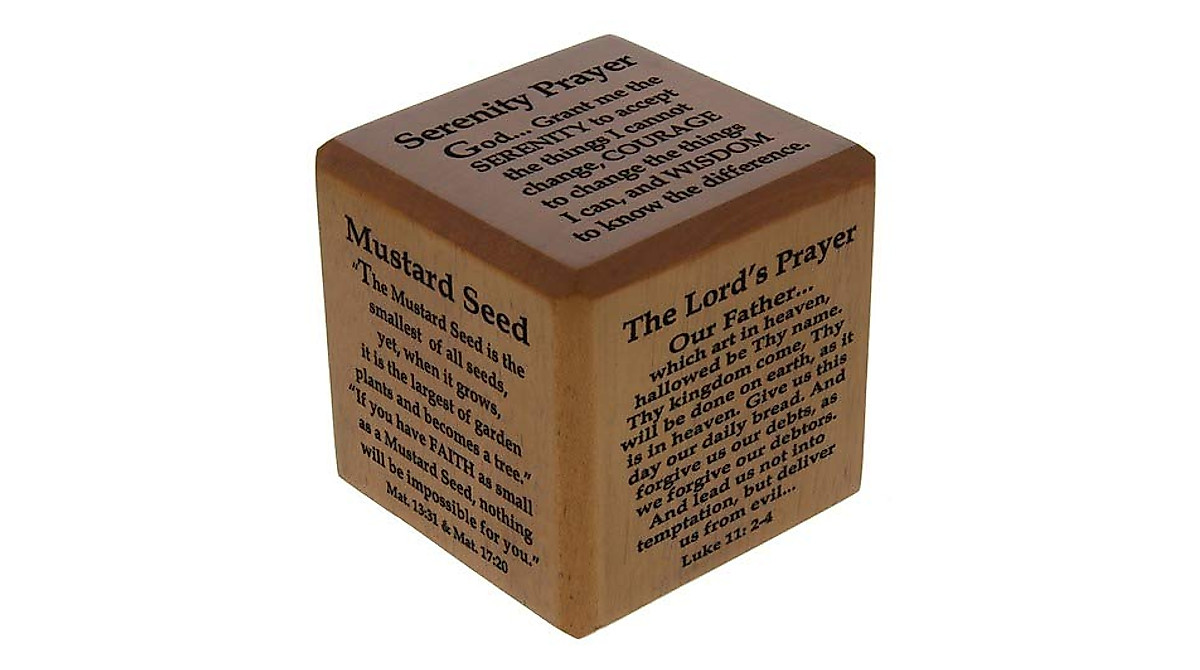 Popular Prayers Scripture Cube - Elegant Faith Decor