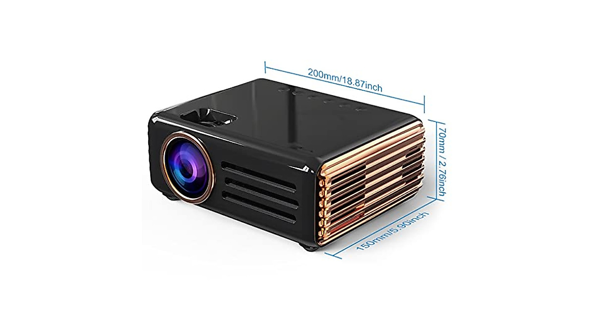 WENLII Mini Projector 1920x1080p Portable Home Theater | 8000 Lumens