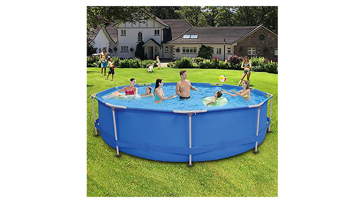 Above Ground Swimming Pool 12FT x 30in - Easy Setup Family Pool