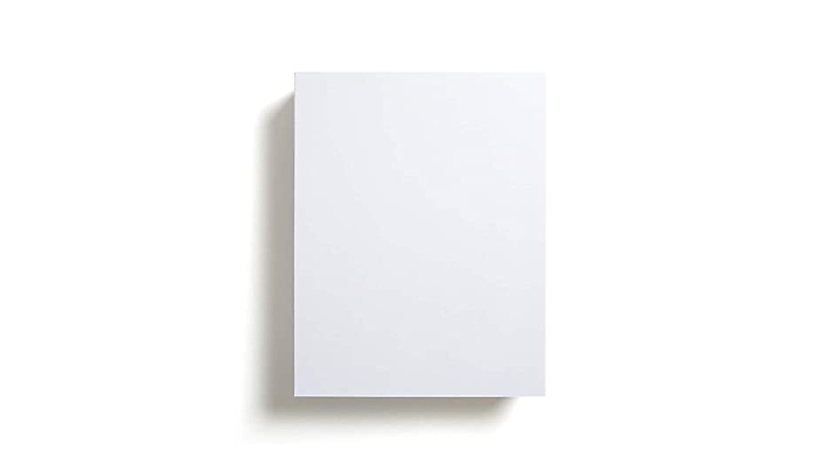 Staples Cardstock Paper 110 lb. White 8.5x11 - 250 Sheets for Printing ...