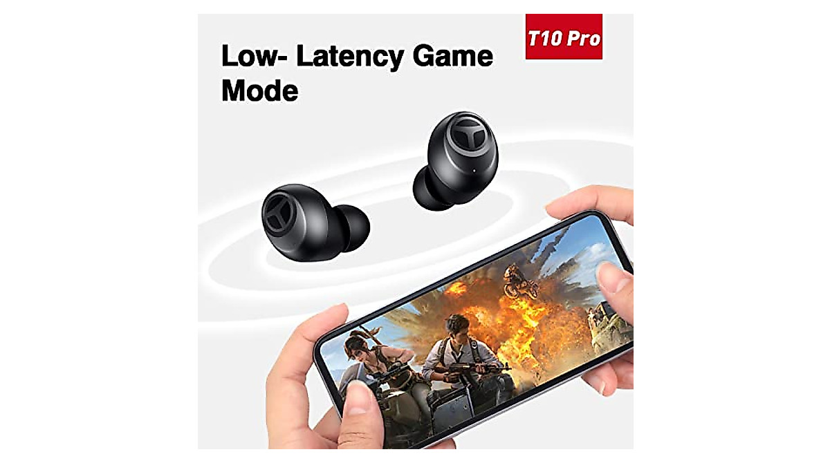 TRANYA T10 Pro Wireless Earbuds with Deep Bass & Waterproof IPX7