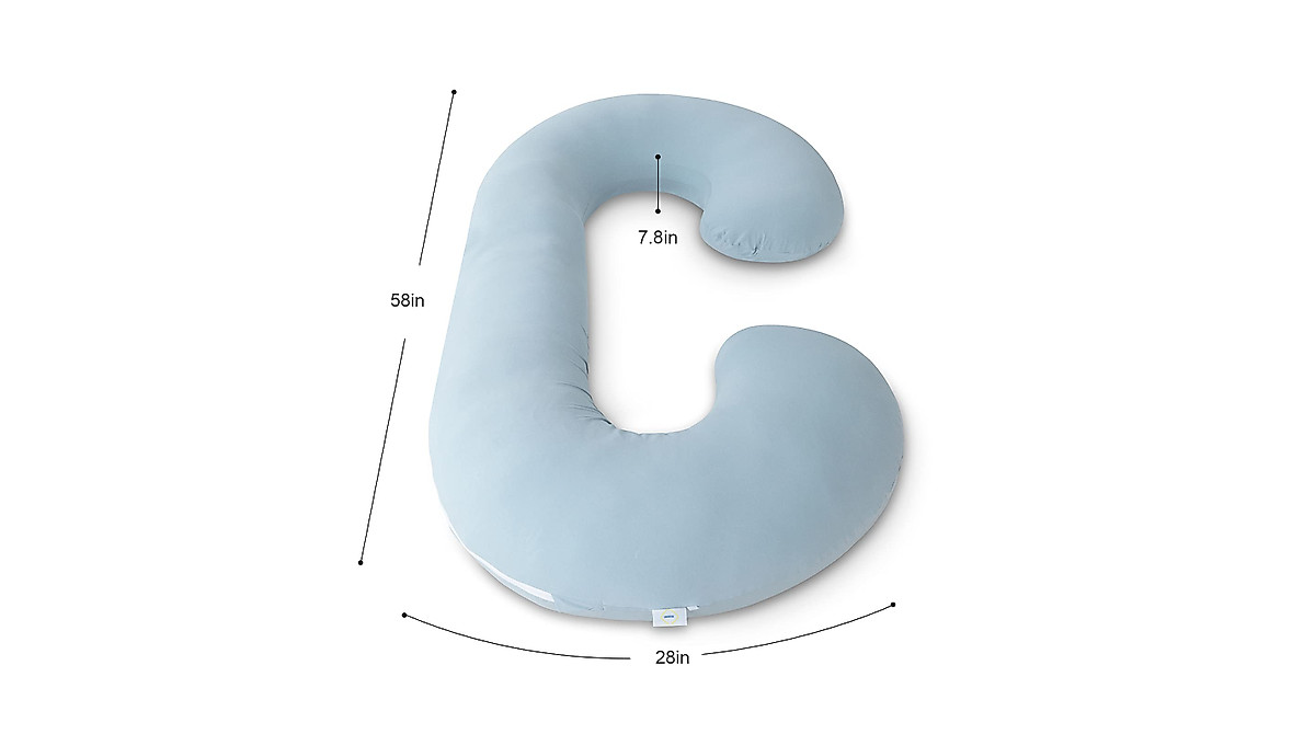 INSEN Pregnancy C Shaped Pillow for Ultimate Comfort