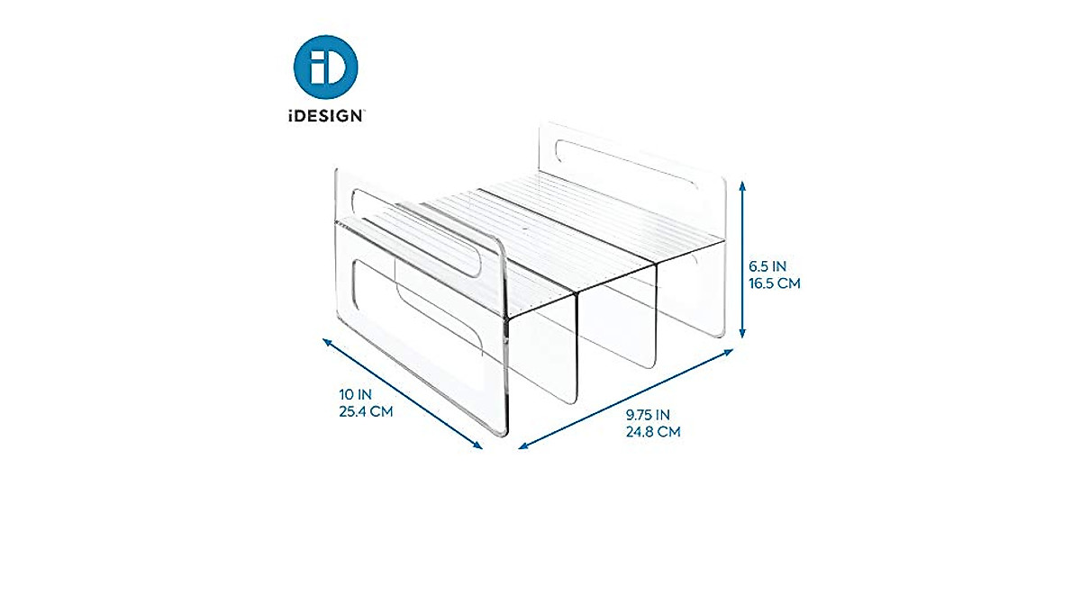 iDesign Flip Rack Organizer: Kitchen Storage Made Easy