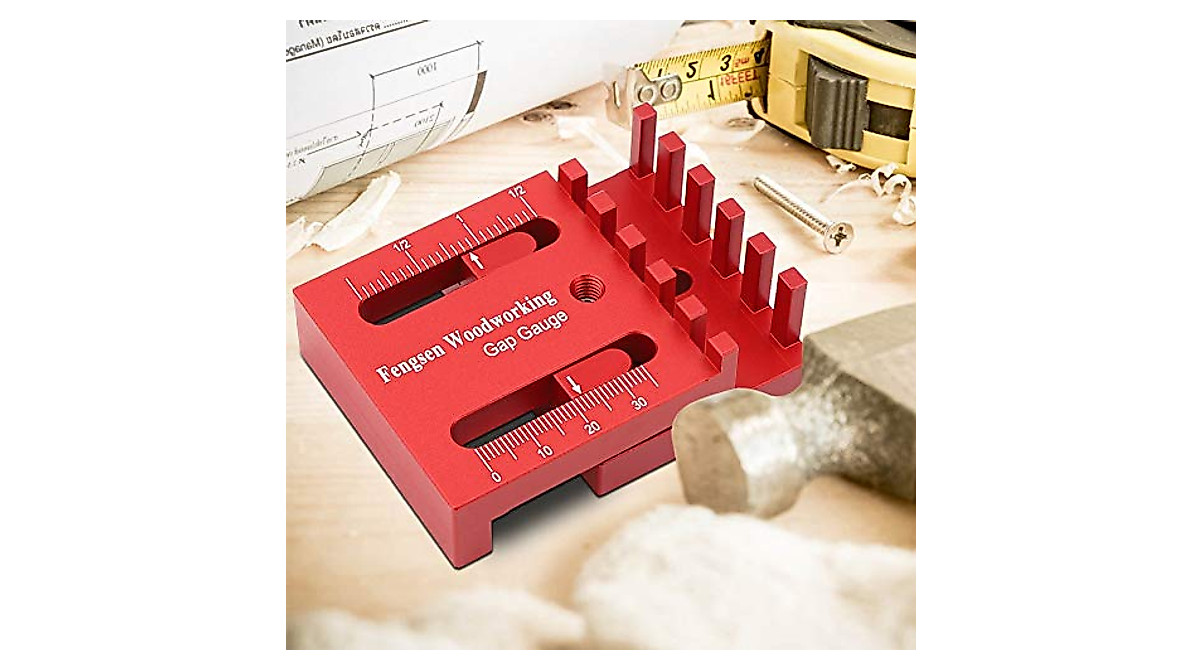 Depth Measuring Ruler for Woodworking - Precise Aluminum Alloy Gauge