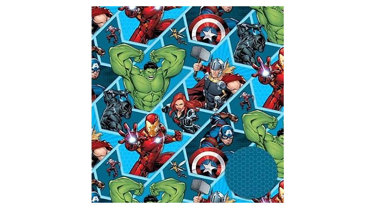 Marvel Avengers Gift Wrap & Tags - Perfect for Superhero Fans