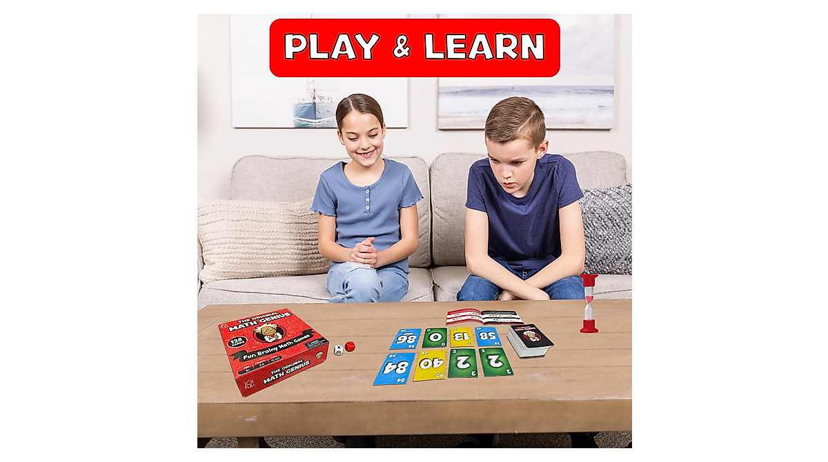 JOiFuli Math Genius Card Game - Fun & Educational STEM Game