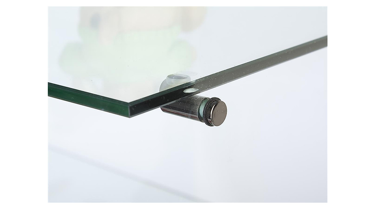 Displays2go Tempered Glass Display Cases with Lighting and Locking