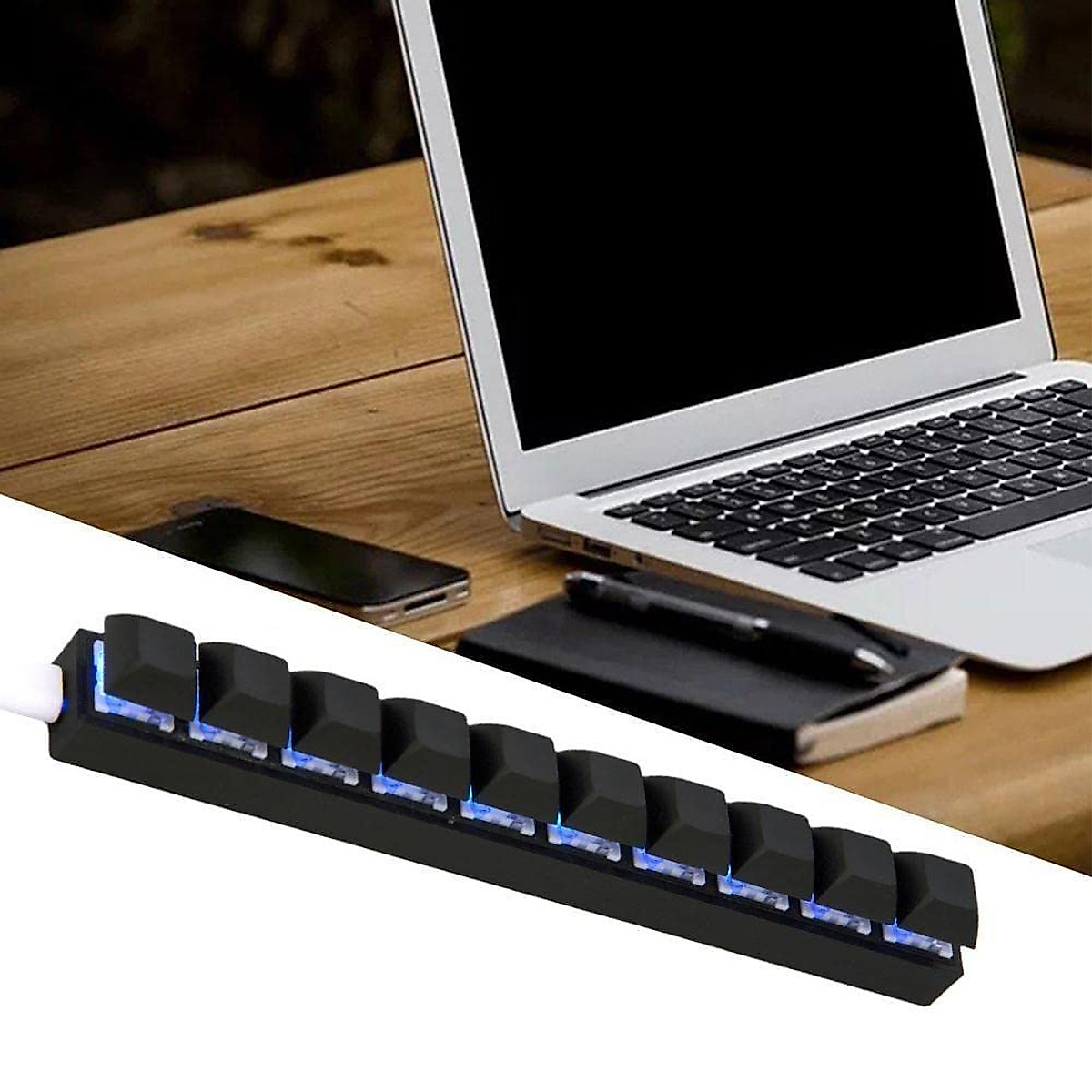 Programmable Mini Keyboard Wheel Axle Tester for Gamers