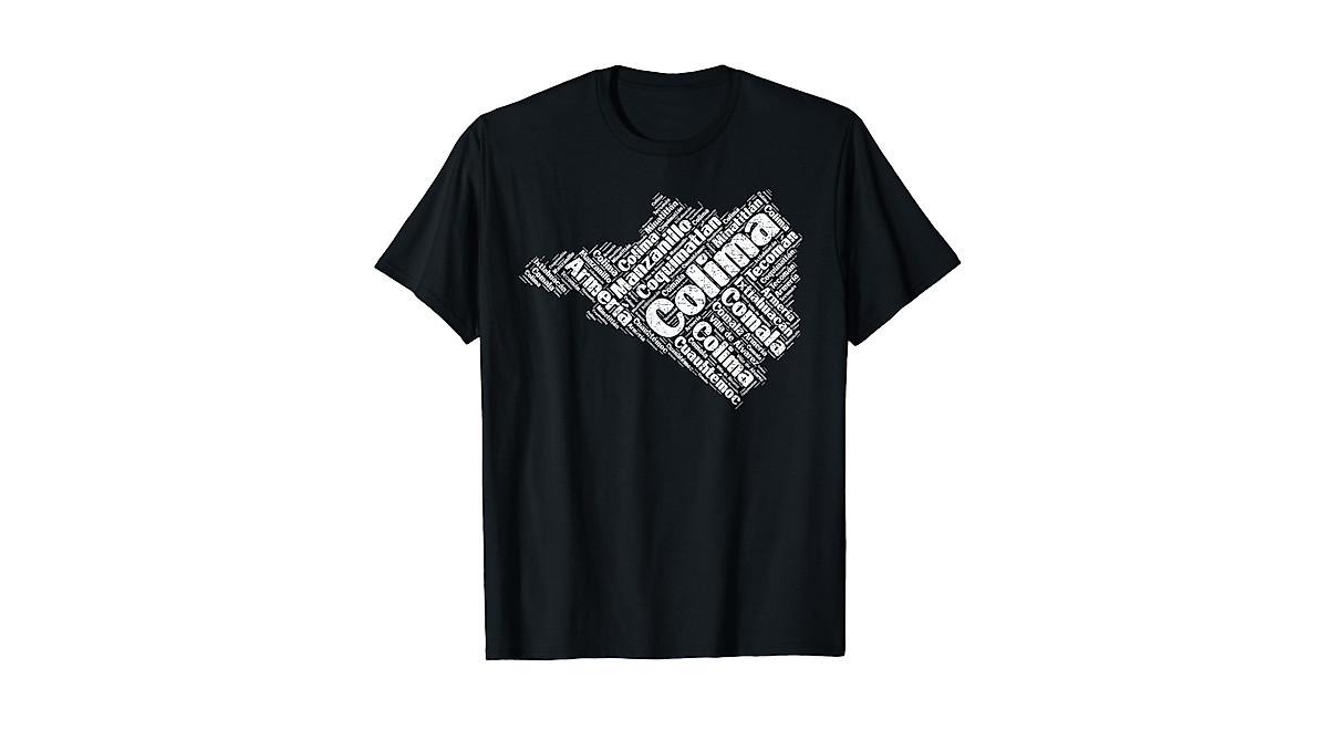 Mapa de Colima T-Shirt - Celebrate Your Heritage