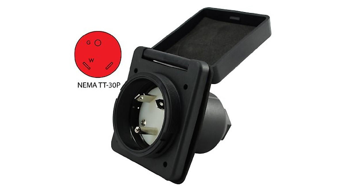 Conntek 30-Amp RV Inlet - Durable & Watertight