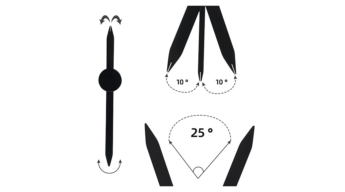 Microblading Compass Ruler for Eyebrow Precision and Symmetry