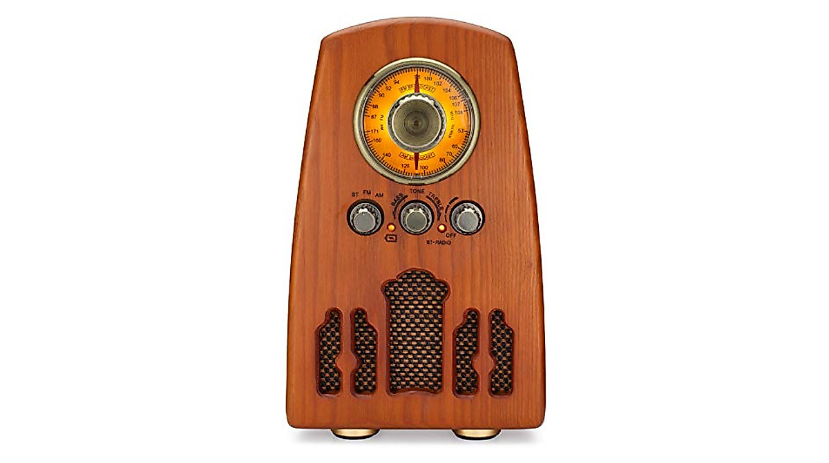 Elegant Vintage AM/FM Radio with Bluetooth | ClearClick