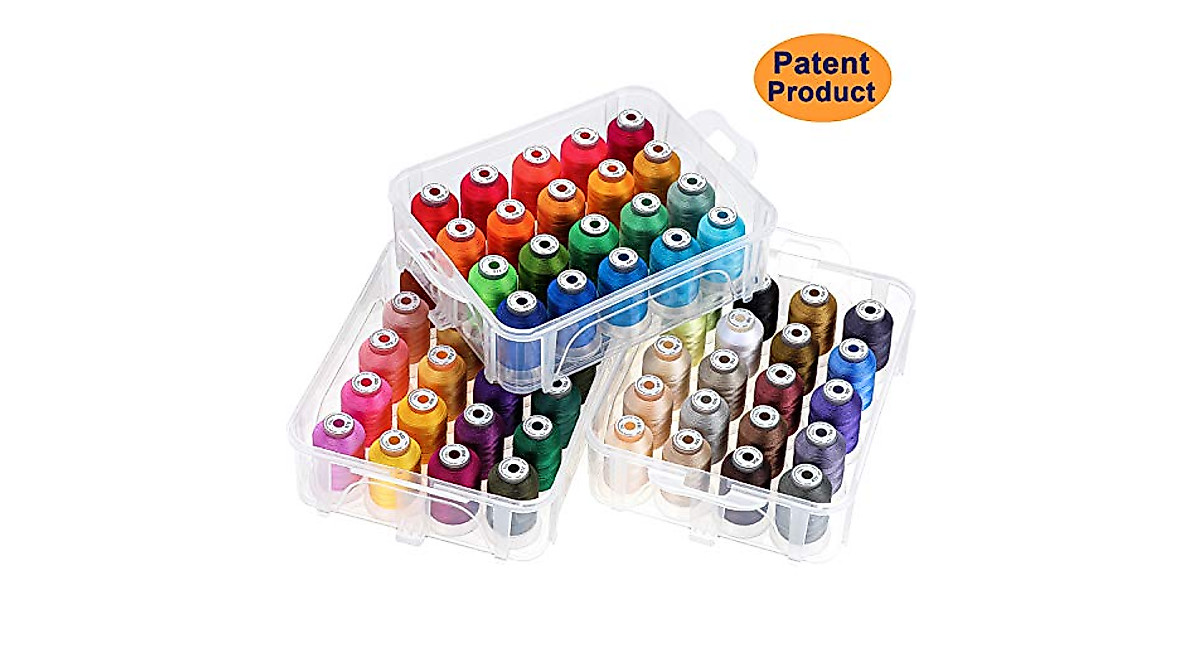 New brothread 60 Colors Embroidery Thread Kit with Box