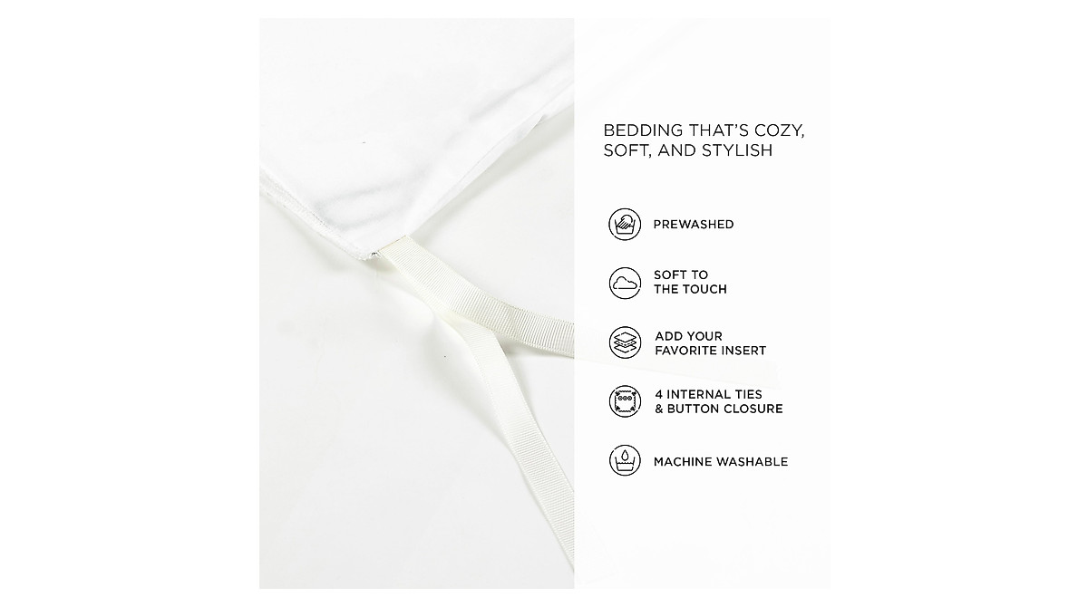 Lush Decor Hampton Duvet Cover Set - Elegant Hotel Style Bedding