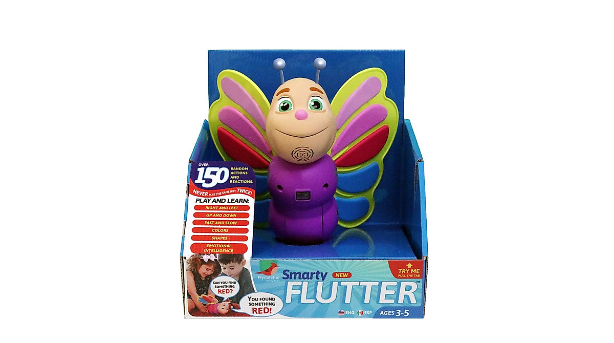 Smarty Flutter Preschool Learning Toy with Colors & AI Tech