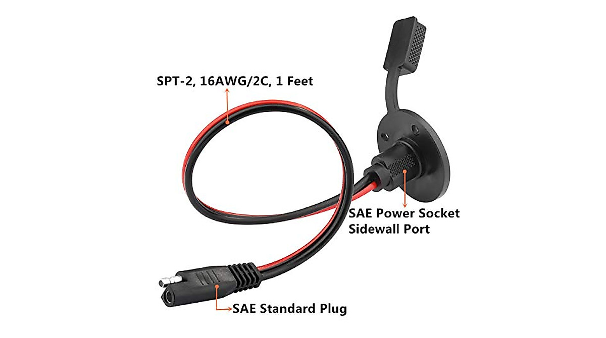 SAE Power Socket Connector for Solar and Vehicles