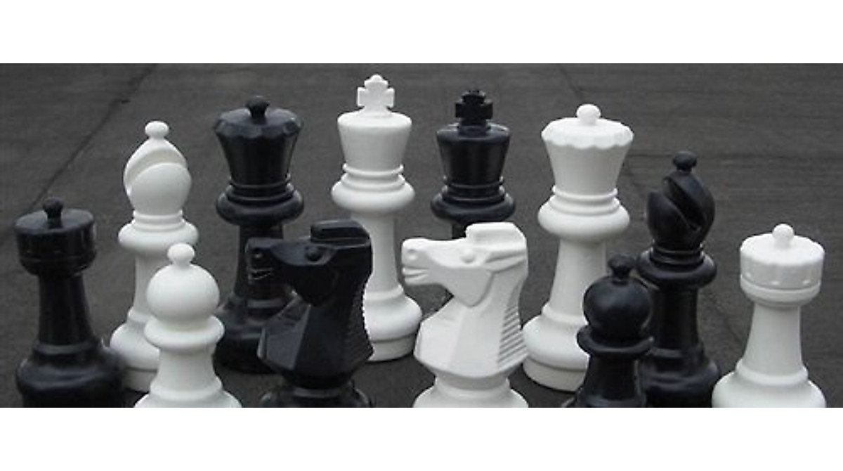 MegaChess 12-Inch Large Chess Set - Durable & Fun
