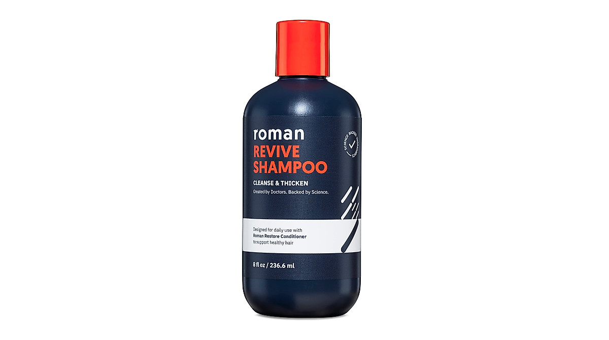 Roman Men's Revive Shampoo: Thicker Hair & Scalp Health