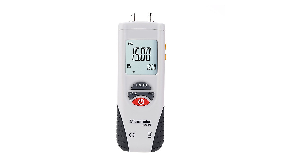 Digital Manometer – Portable Air Pressure Gauge for HVAC & Gas Systems