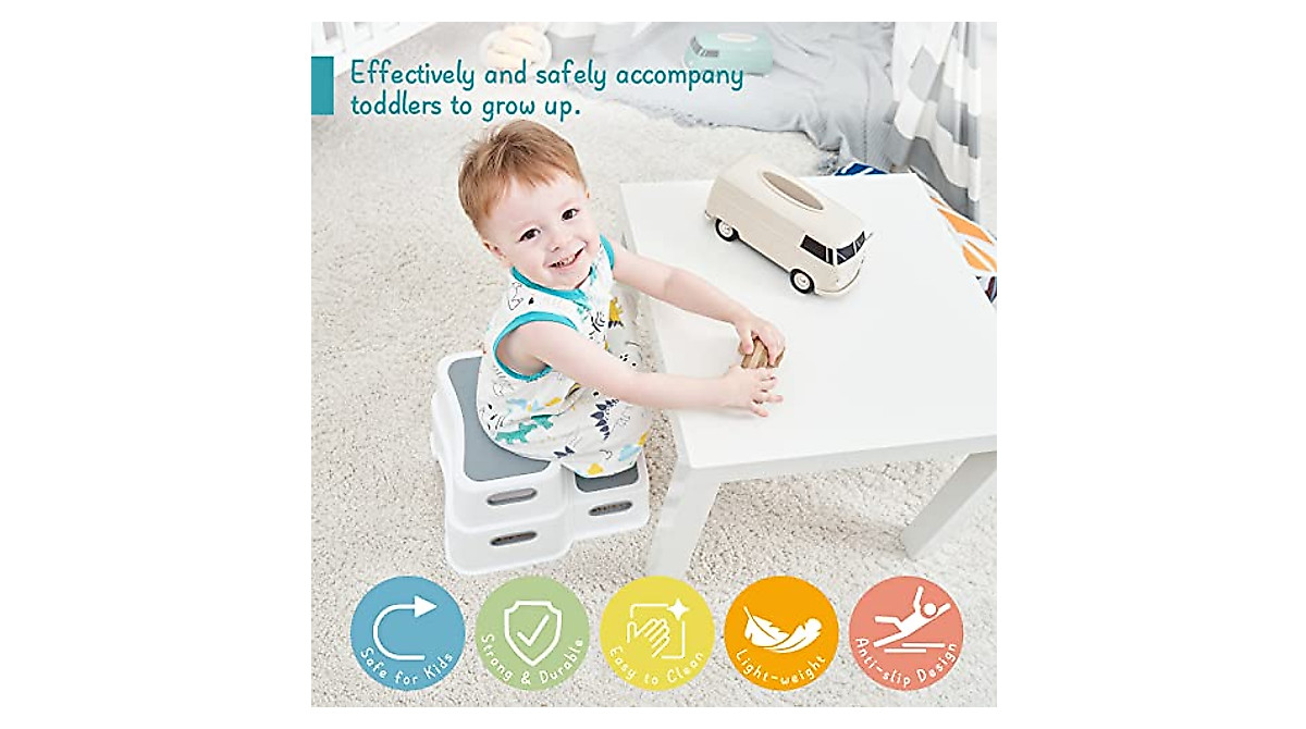 Toddler Step Stool for Potty Training & Safety