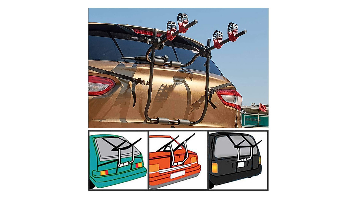 Blueshyhall Bike Carrier Rack - Secure & Foldable Design