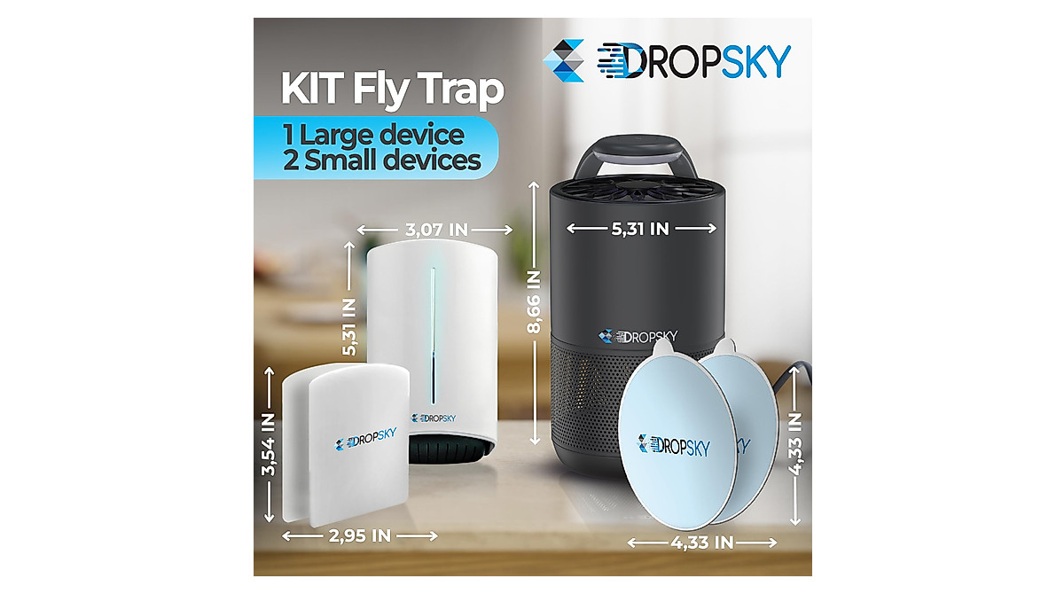 Dropsky Indoor Insect Trap - Odorless & Effective Bug Control
