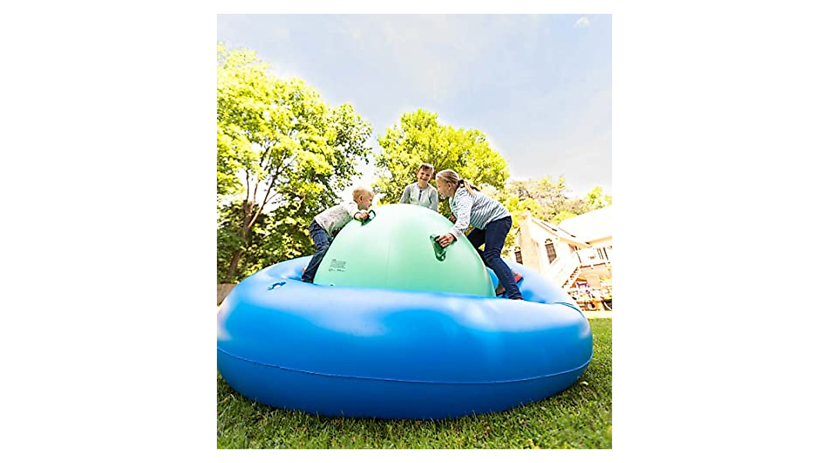 HearthSong Giant Inflatable Dome Rocker – Fun for Kids