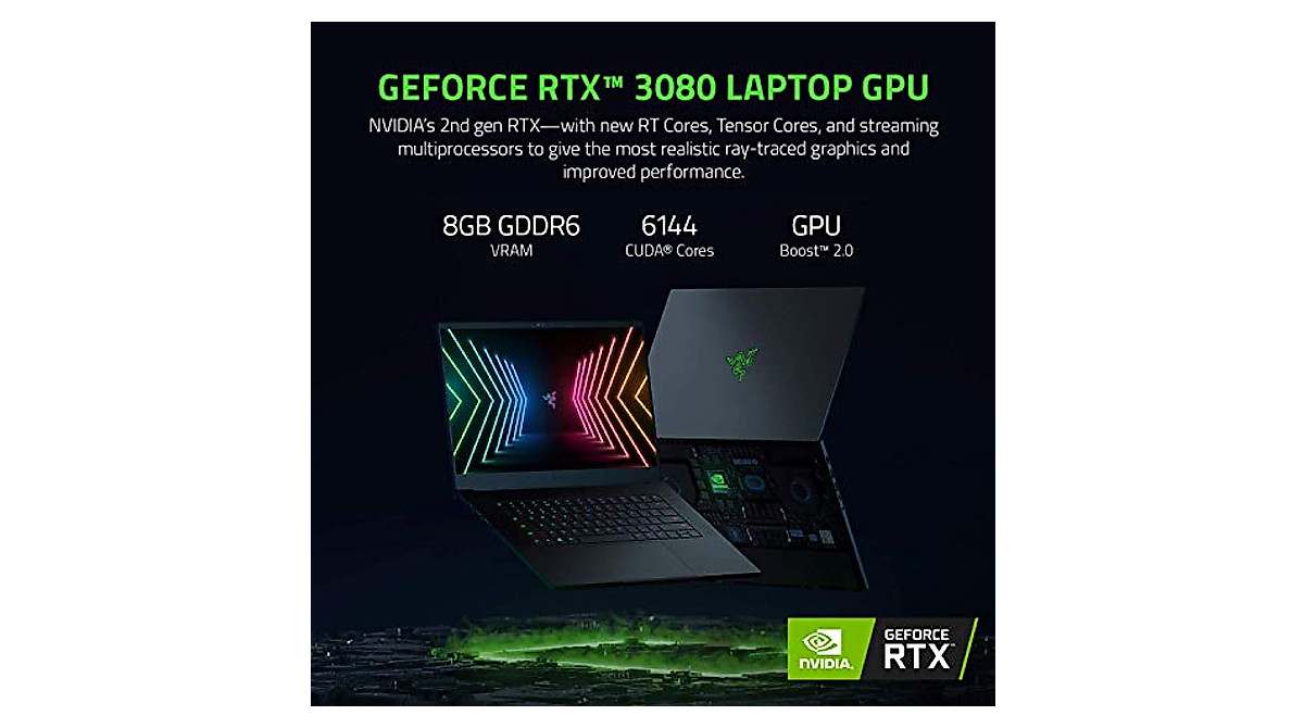 Razer Blade 15 Advanced Gaming Laptop | RTX 3080 & 360Hz Display
