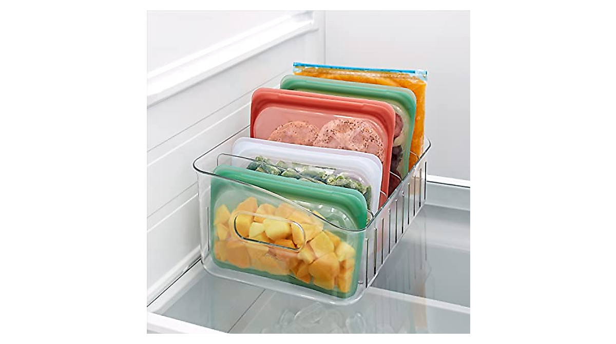 YouCopia FreezeUp Freezer Bin - 12-Inch Organizer for Frozen Foods