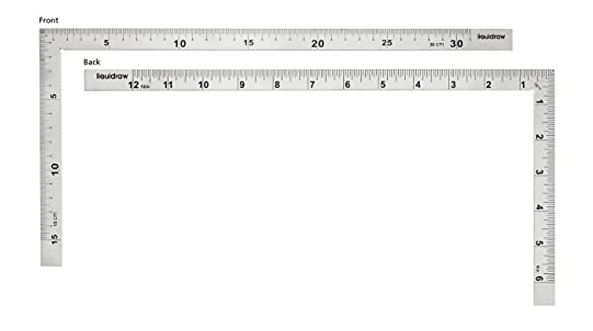 Liquidraw Stainless Steel Ruler for Engineers & Architects