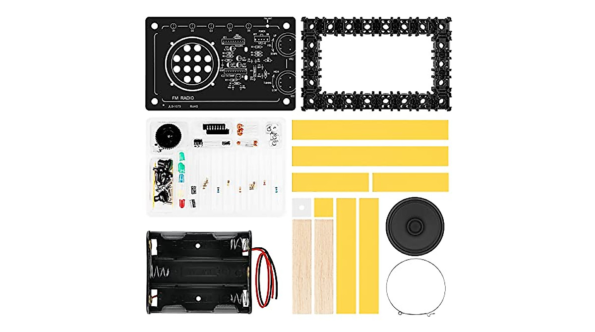Build Your Own FM Radio Kit for Beginners | MakerFocus DIY Soldering ...