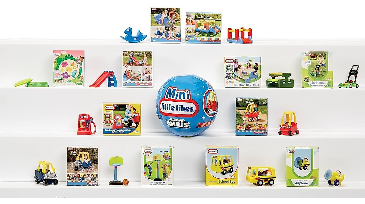 Little Tikes Minis Collectible Set - Nostalgic Mini Figures in Blind ...