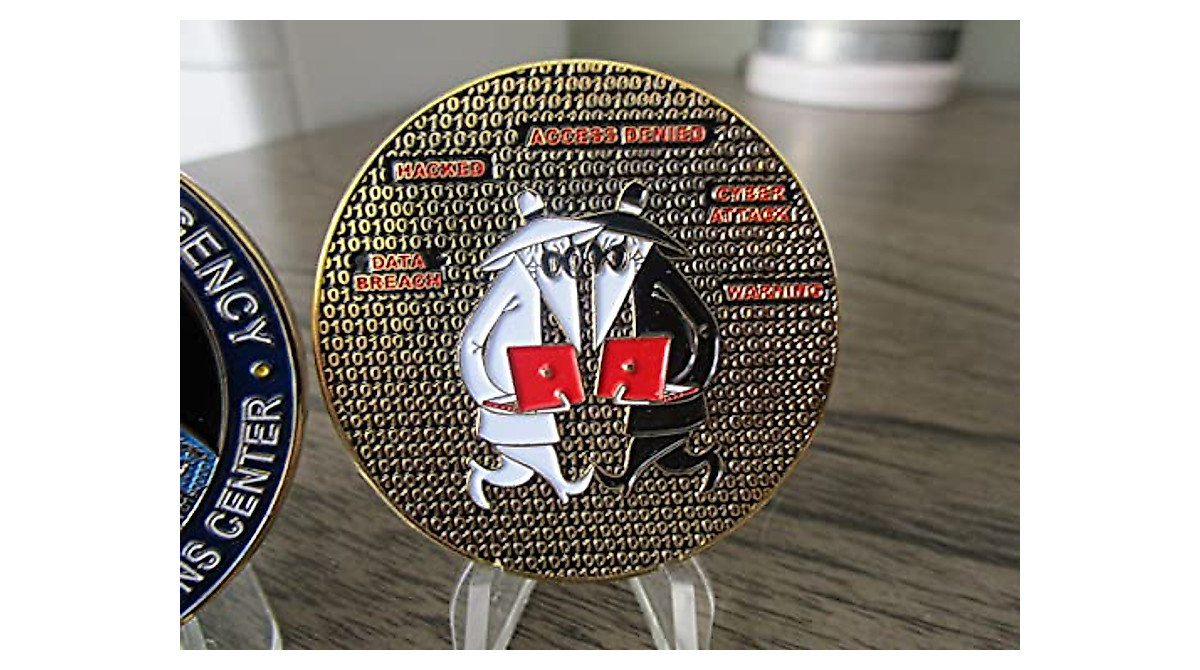 CIA Cyber Security Spy Coin - Central Intelligence Agency Challenge Coin