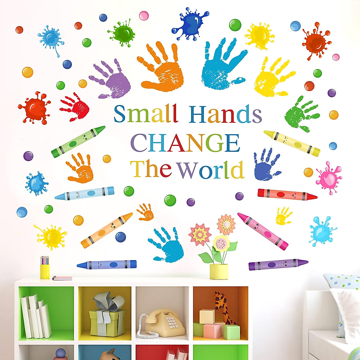 Colorful Inspirational Quotes Wall Decals for Kids & Classroom
