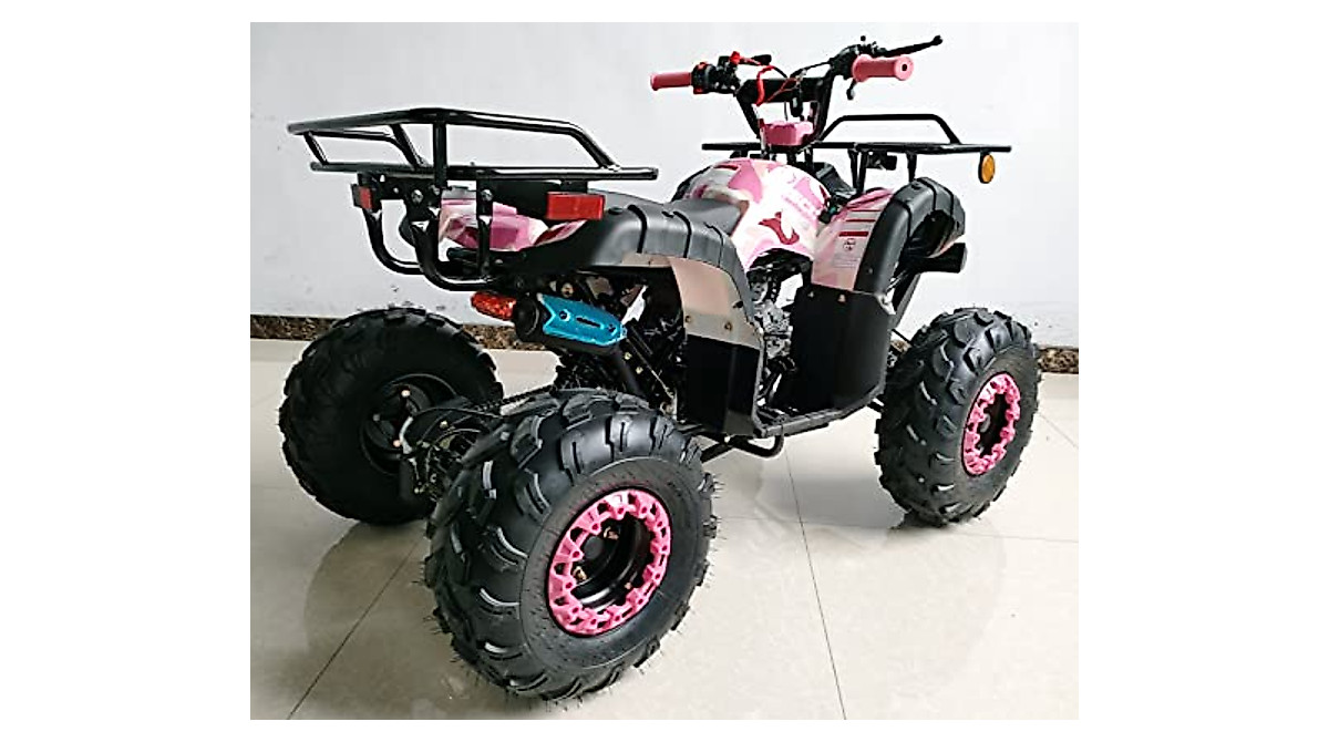 HHH 125cc Utility ATV - Pink Camo for Youth Adventure