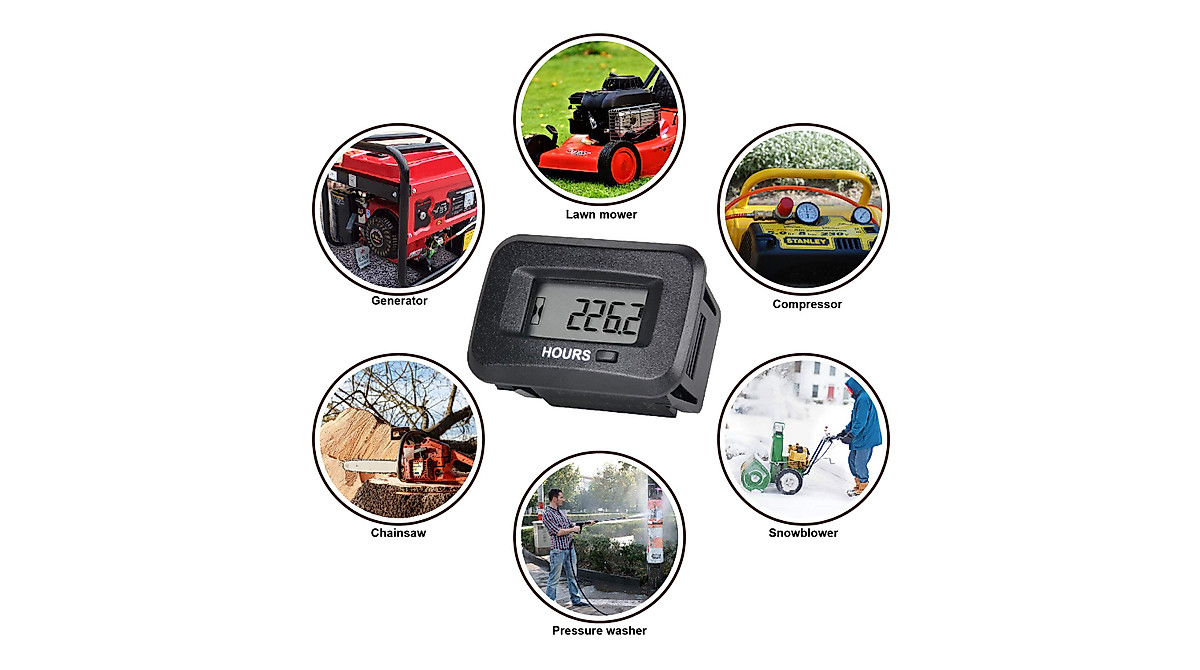 Runleader LCD Hour Meter - Track Your Equipment Hours